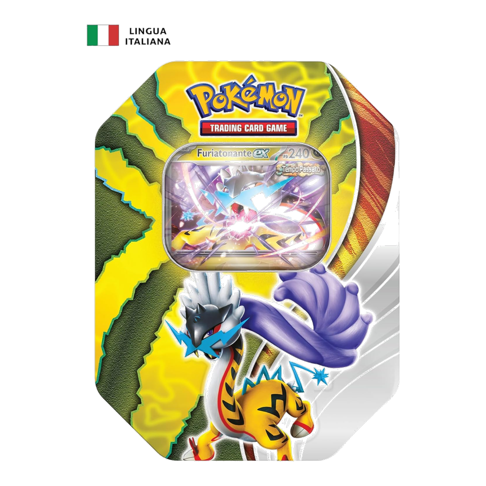 Pokémon: Tin da Collezione Destini Paradossali: Furiatonante-Ex (IT)