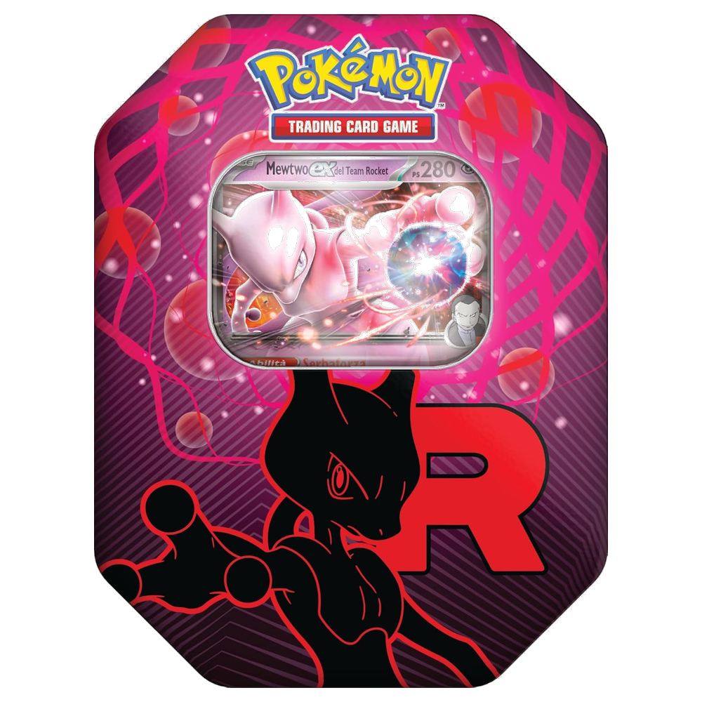 Pokémon: Tin da Collezione Team Rocket (IT): Mewtwo-Ex del Team Rocket