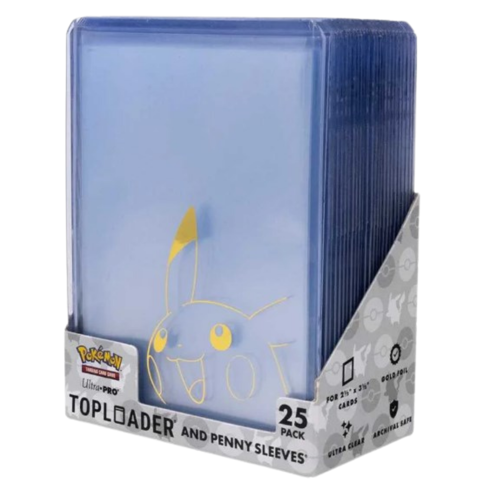 Pokémon - Ultra PRO - Pikachu Toploader and Penny Sleeves Combo Pack