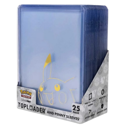 Pokémon - Ultra PRO - Pikachu Toploader and Penny Sleeves Combo Pack