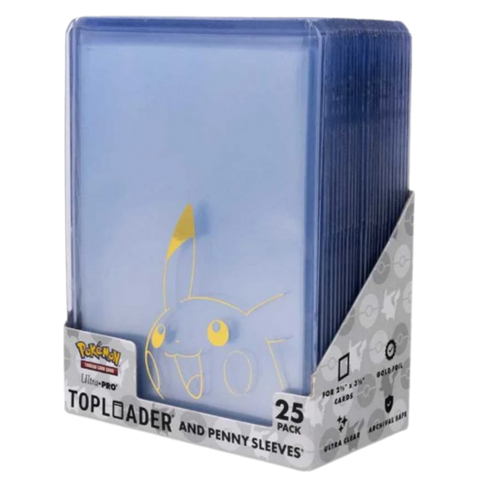 Pokémon - Ultra PRO - Pikachu Toploader and Penny Sleeves Combo Pack