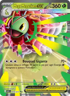 Mega Meganium ex - DR - 010/217 Italiano