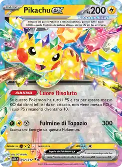 Pikachu ex - DR - 057/217 Italiano