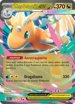Mega Dragonite ex - DR - 152/217 Italiano