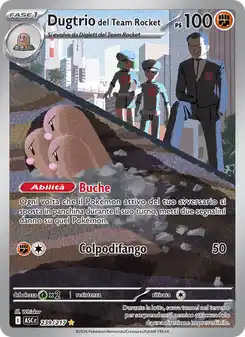 Dugtrio del Team Rocket - IR - 239/217 Italiano