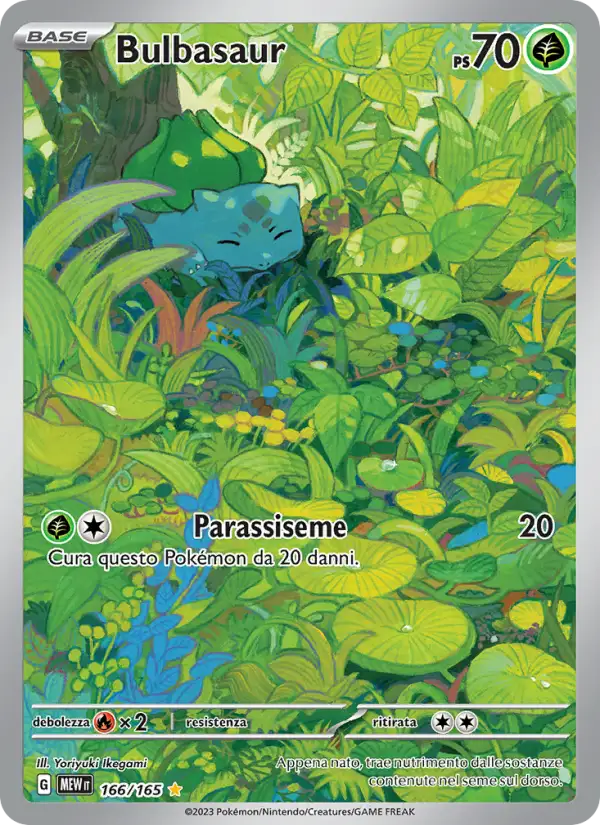Bulbasaur 166/165 151 – Italiano