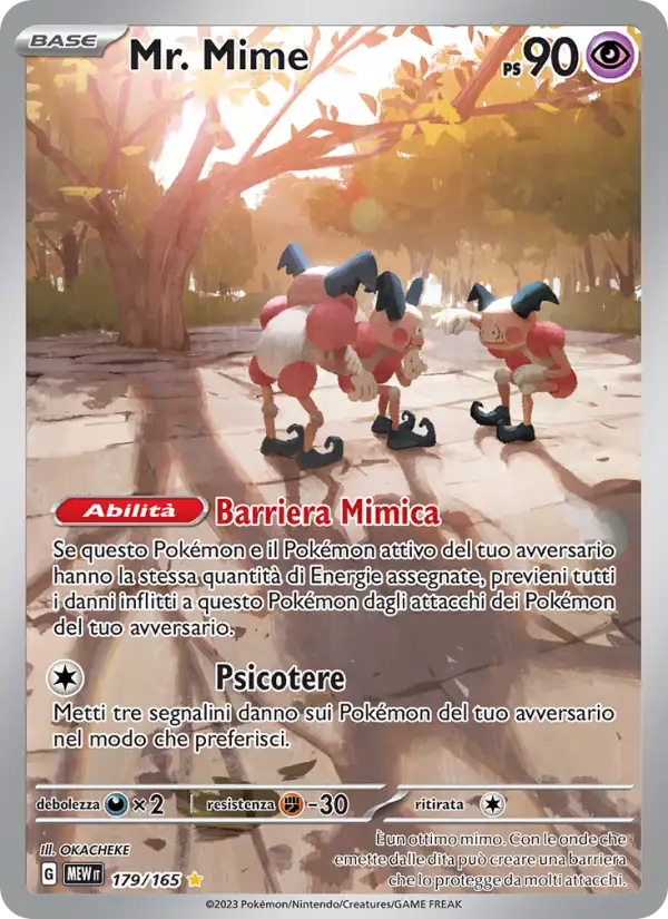 Mr. Mime 179/165 151 – Italiano