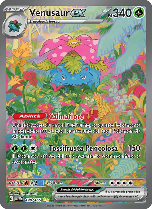 Venusaur ex 198/165 151 – Italiano