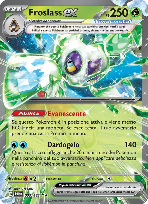 Froslass ex 003/182 Paradosso Temporale – Italiano