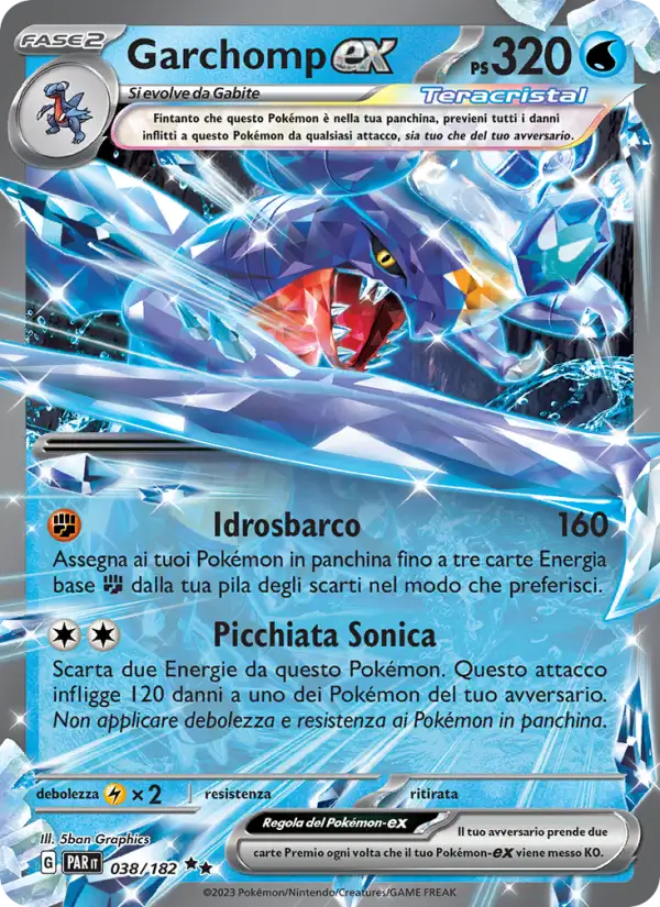 Garchomp ex 038/182 Paradosso Temporale – Italiano