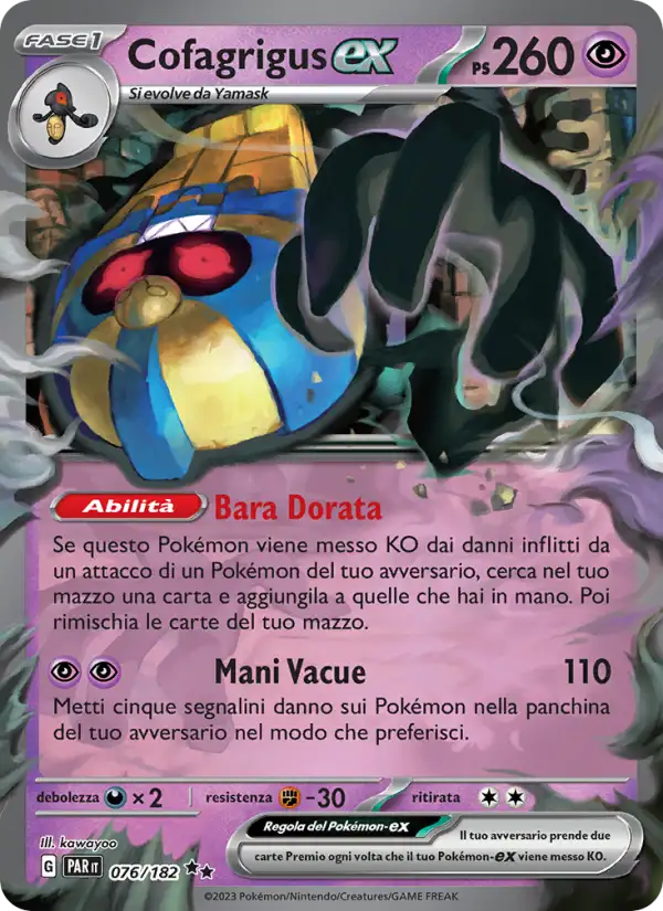 Cofagrigus ex 076/182 Paradosso Temporale – Italiano