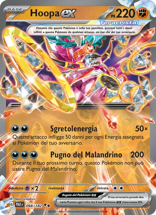 Hoopa ex 098/182 Paradosso Temporale – Italiano