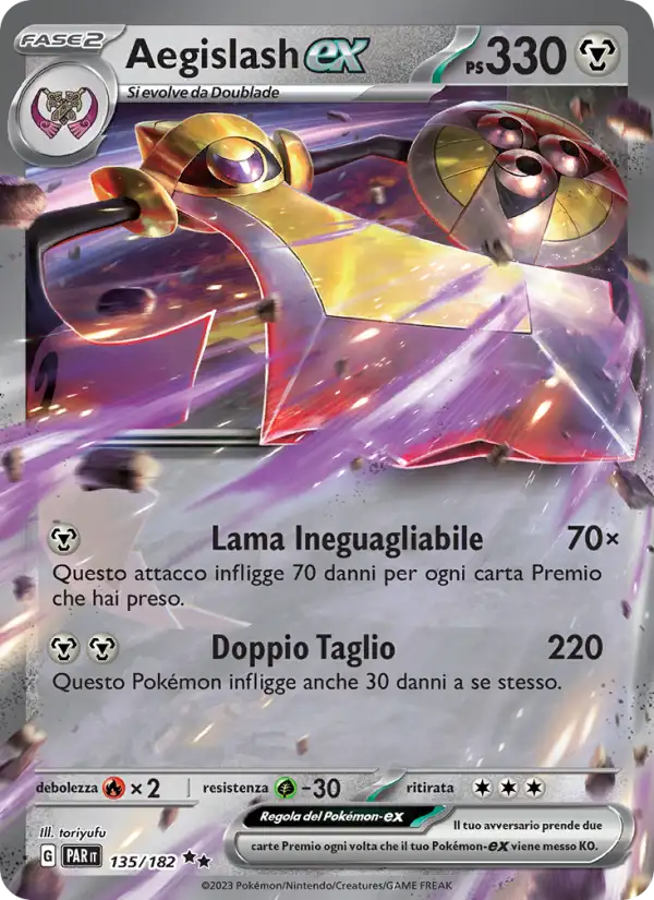 Aegislash ex 135/182 Paradosso Temporale – Italiano