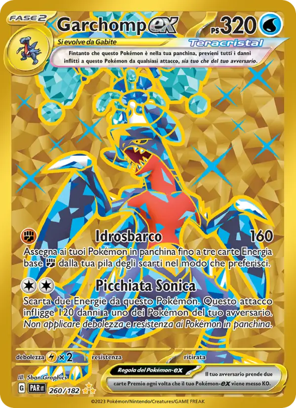 Garchomp ex 260/182 Paradosso Temporale – Italiano