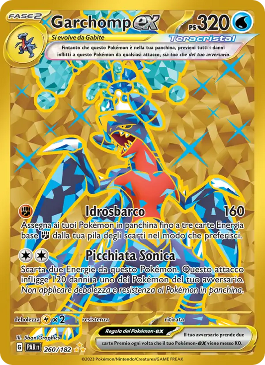 Garchomp ex 260/182 Paradosso Temporale – Italiano