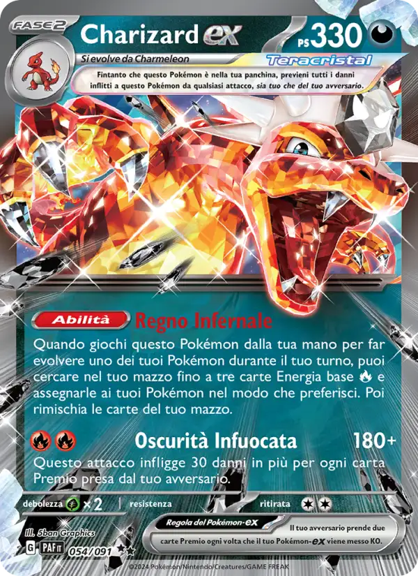 Charizard ex - DR - 054/091 (PAF)
