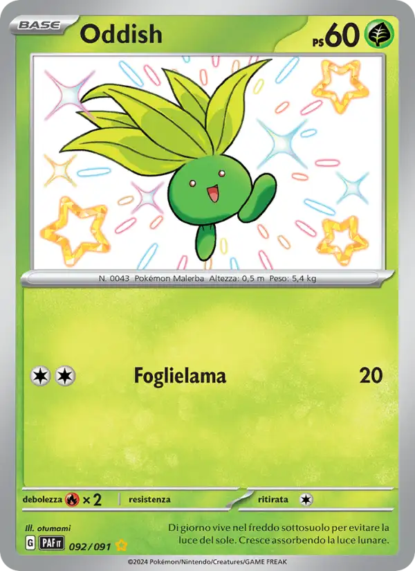 Oddish - S - 092/091 (PAF)