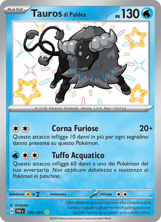 Tauros di Paldea - S - 120/091 (PAF)