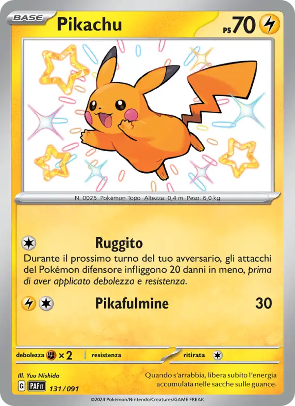 Pikachu - S - 131/091 (PAF)