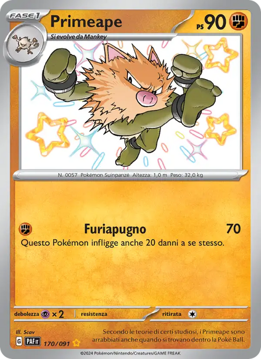 Primeape - S - 170/091 (PAF)