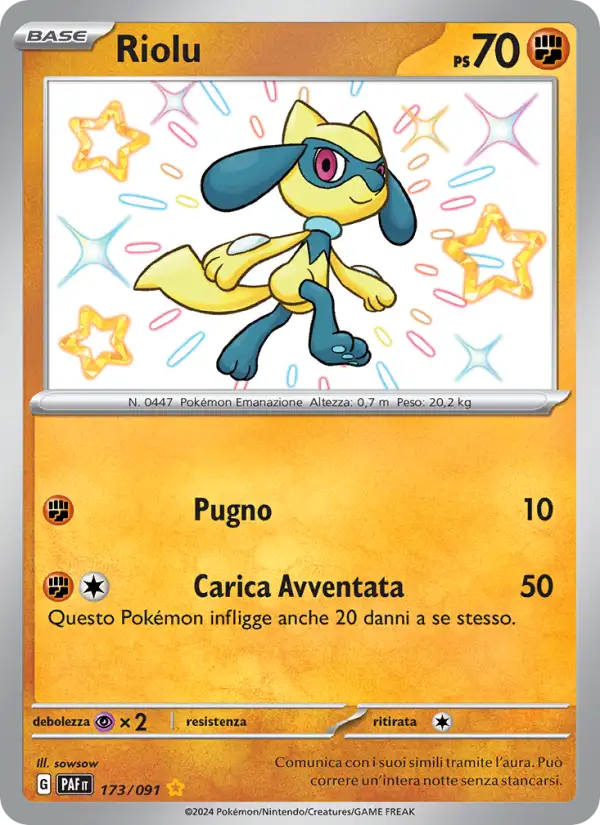 Riolu - S - 173/091 (PAF)