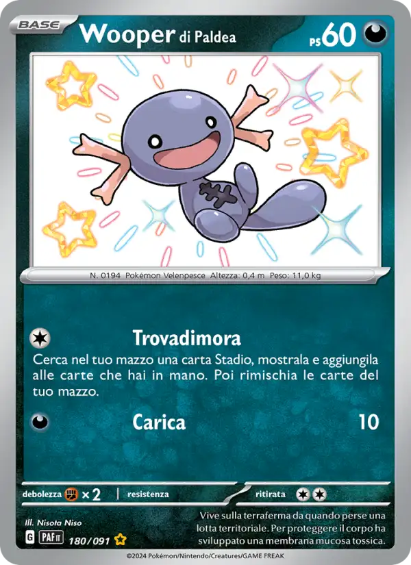 Wooper di Paldea - S - 180/091 (PAF)