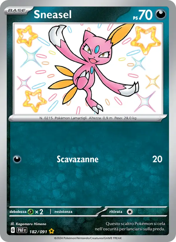 Sneasel - S - 182/091 (PAF)