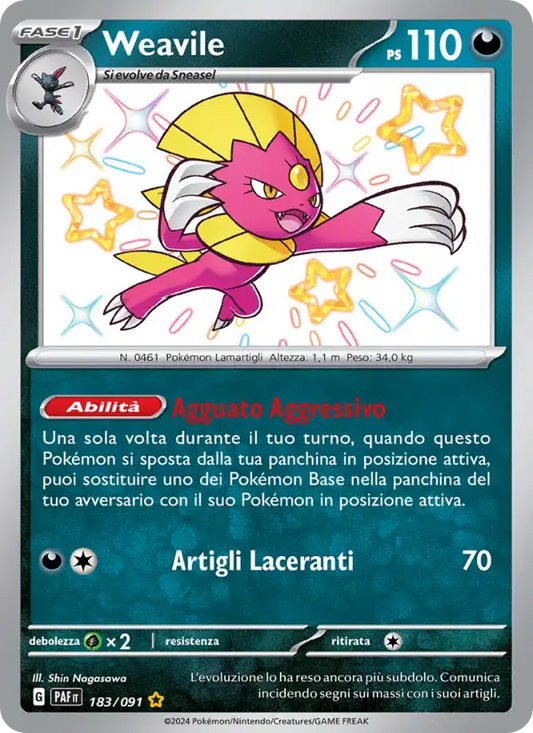 Weavile - S - 183/091 (PAF)