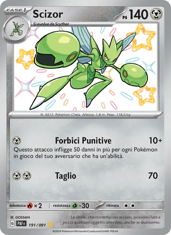 Scizor - S - 191/091 (PAF)