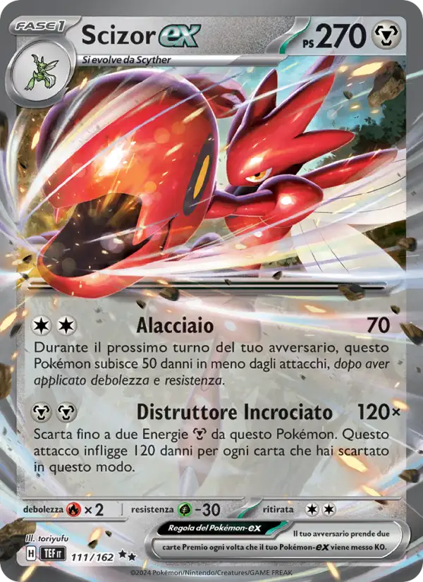 Scizor ex - DR - 111/162 (TEF)
