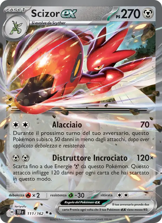 Scizor ex - DR - 111/162 (TEF)