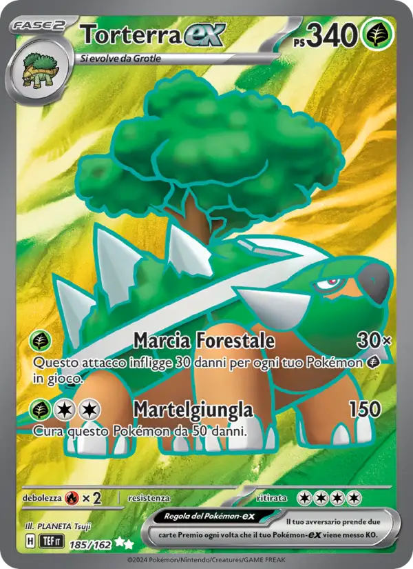 Torterra ex - UR - 185/162 (TEF)