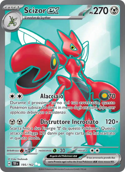 Scizor ex - UR - 195/162 (TEF)