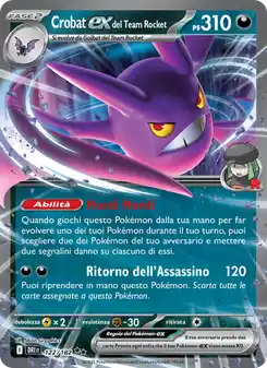 Crobat ex del Team Rocket - DR - 122/182 Italiano