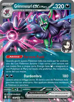 Grimmsnarl ex di Mary - DR - 136/182 Italiano
