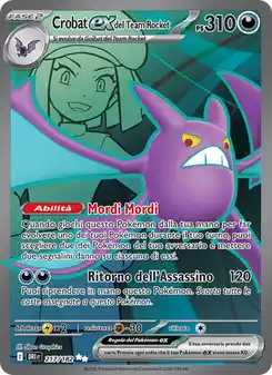 Crobat ex del Team Rocket - UR - 217/182 Italiano
