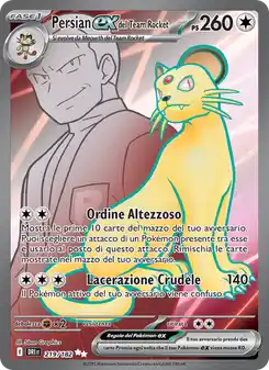 Persian ex del Team Rocket - UR - 219/182 Italiano