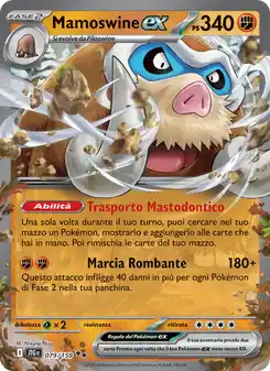 Mamoswine ex - DR - 079/159 Italiano