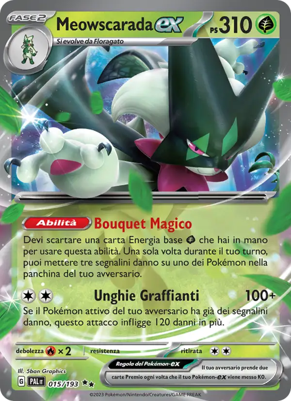 Meowscarada ex 015/193 Evoluzioni a Paldea italiano