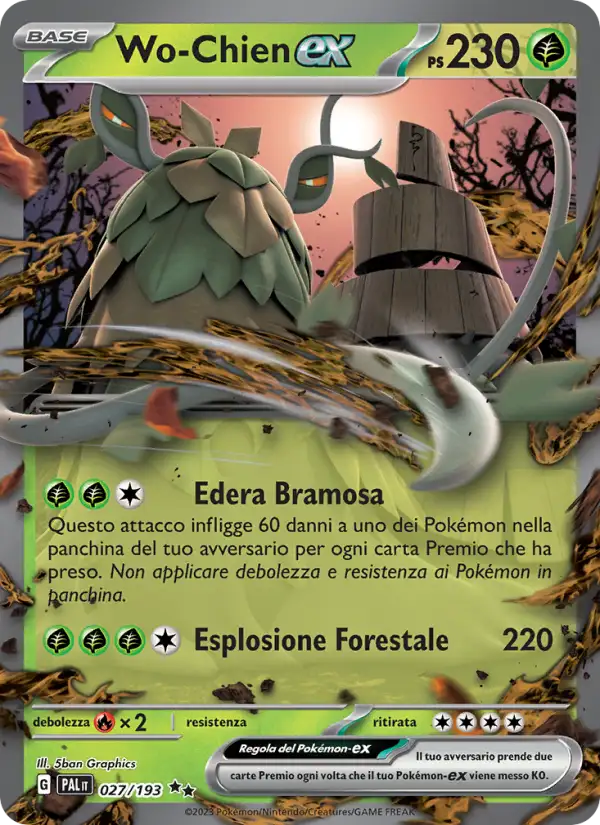 Wo-Chien ex 027/193 Evoluzioni a Paldea italiano