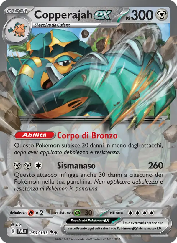 Copperajah ex 150/193 Evoluzioni a Paldea italiano
