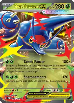 Mega Heracross ex - DR - 004/094 Italiano