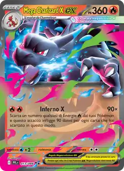 Mega Charizard X ex - DR - 013/094 Italiano