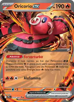 Oricorio ex - DR - 018/094 Italiano