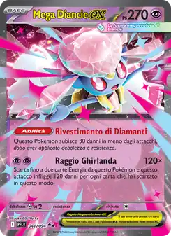 Mega Diancie ex - DR - 041/094 Italiano