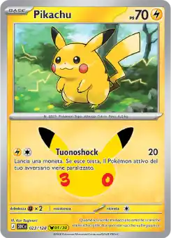 Pikachu - Pikachu Rare - 023/128 Italiano