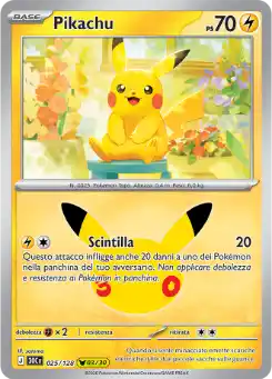 Pikachu - Pikachu Rare - 025/128 Italiano