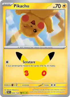 Pikachu - Pikachu Rare - 026/128 Italiano