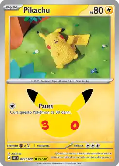 Pikachu - Pikachu Rare - 027/128 Italiano