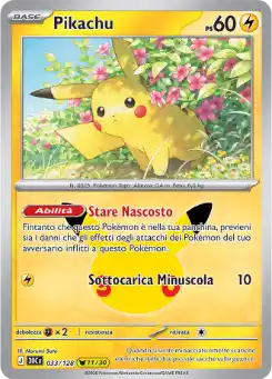 Pikachu - Pikachu Rare - 033/128 Italiano